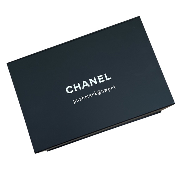 CHANEL Accessories - CHANEL Empty Box Magnetic Gift Bag Purse Rectangular Mini Boy WOC Caviar Black